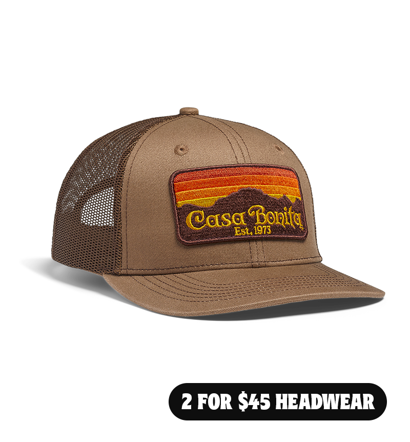 Casa Bonita Brown Front Range Structured Snapback