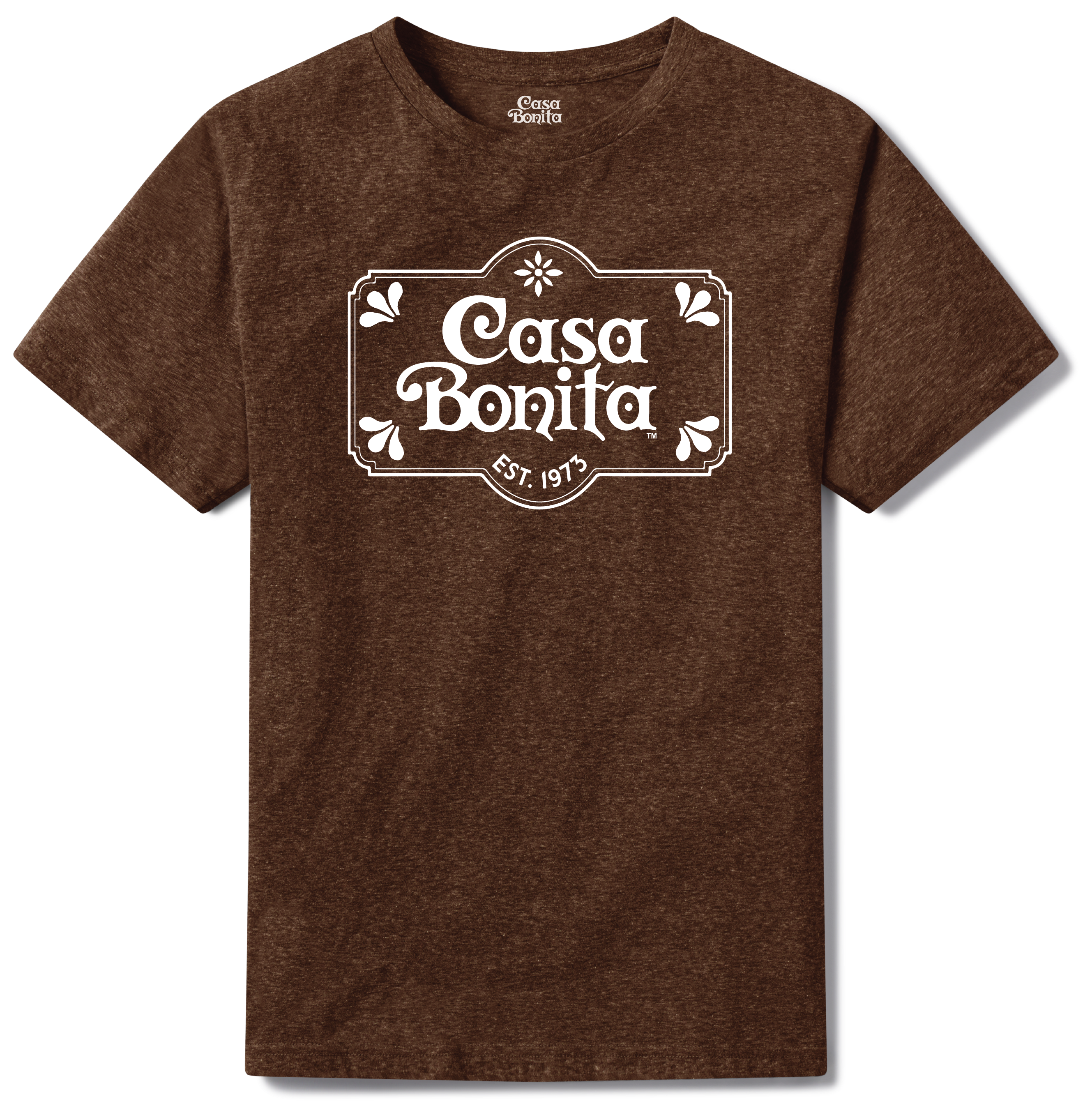 Casa Bonita Brown One Color Shield T-Shirt