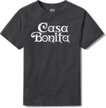 Casa Bonita Charcoal Distressed White Logo T-Shirt