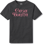 Casa Bonita Youth Black Distressed Wordmark T-Shirt