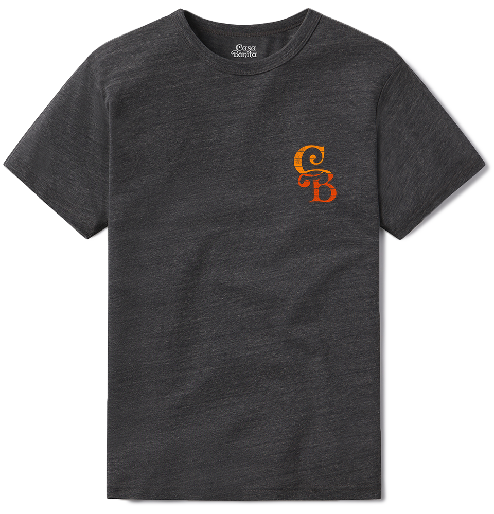 Casa Bonita Charcoal Sunset Tower T-Shirt