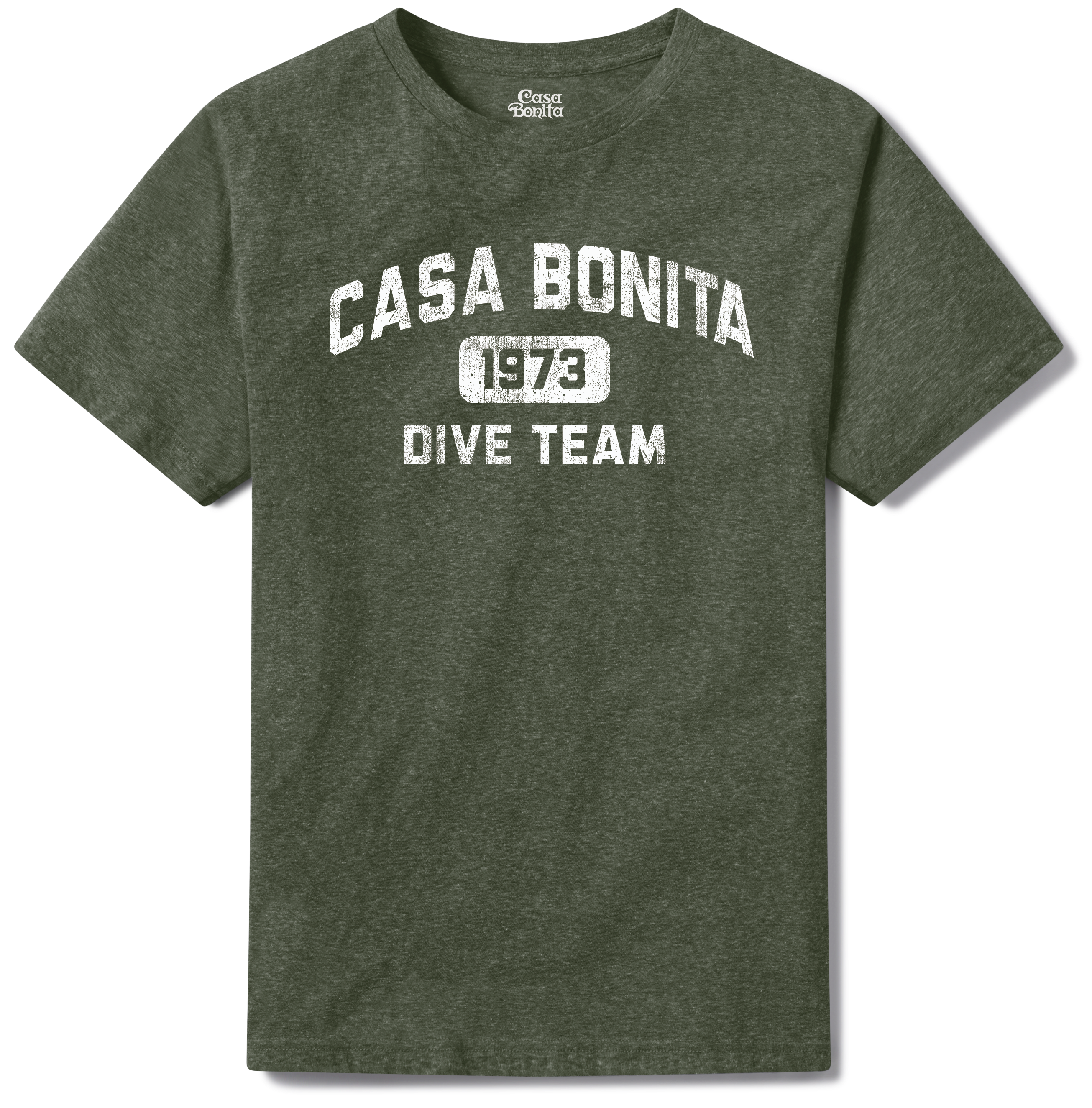 Casa Bonita Hunter Green Dive Team T-Shirt