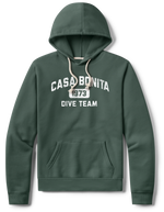 Casa Bonita Hunter Green Dive Team Hoodie