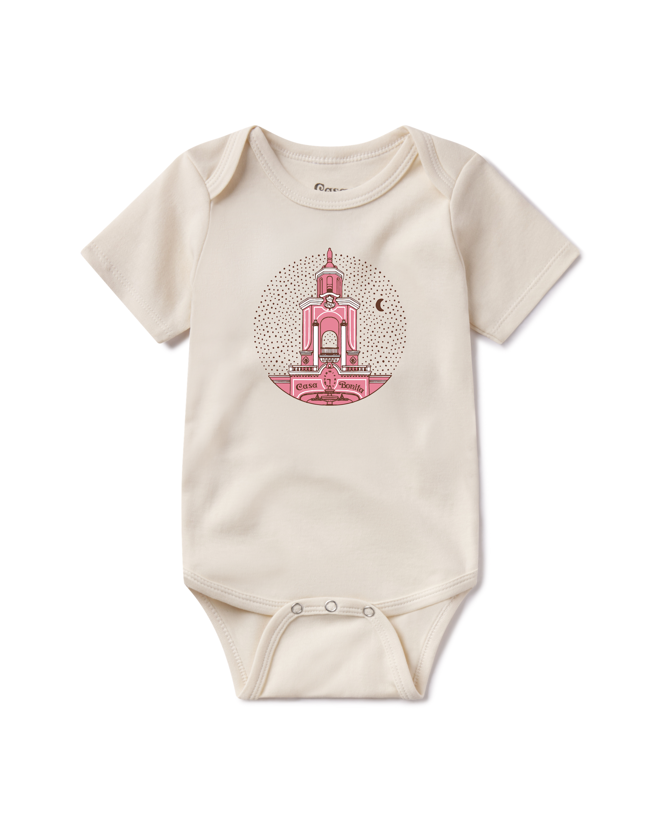 Infant Cream Twilight Tower Onesie