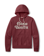 Casa Bonita Maroon Applique Logo Hoodie
