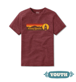 Casa Bonita Youth Maroon Front Range T-Shirt