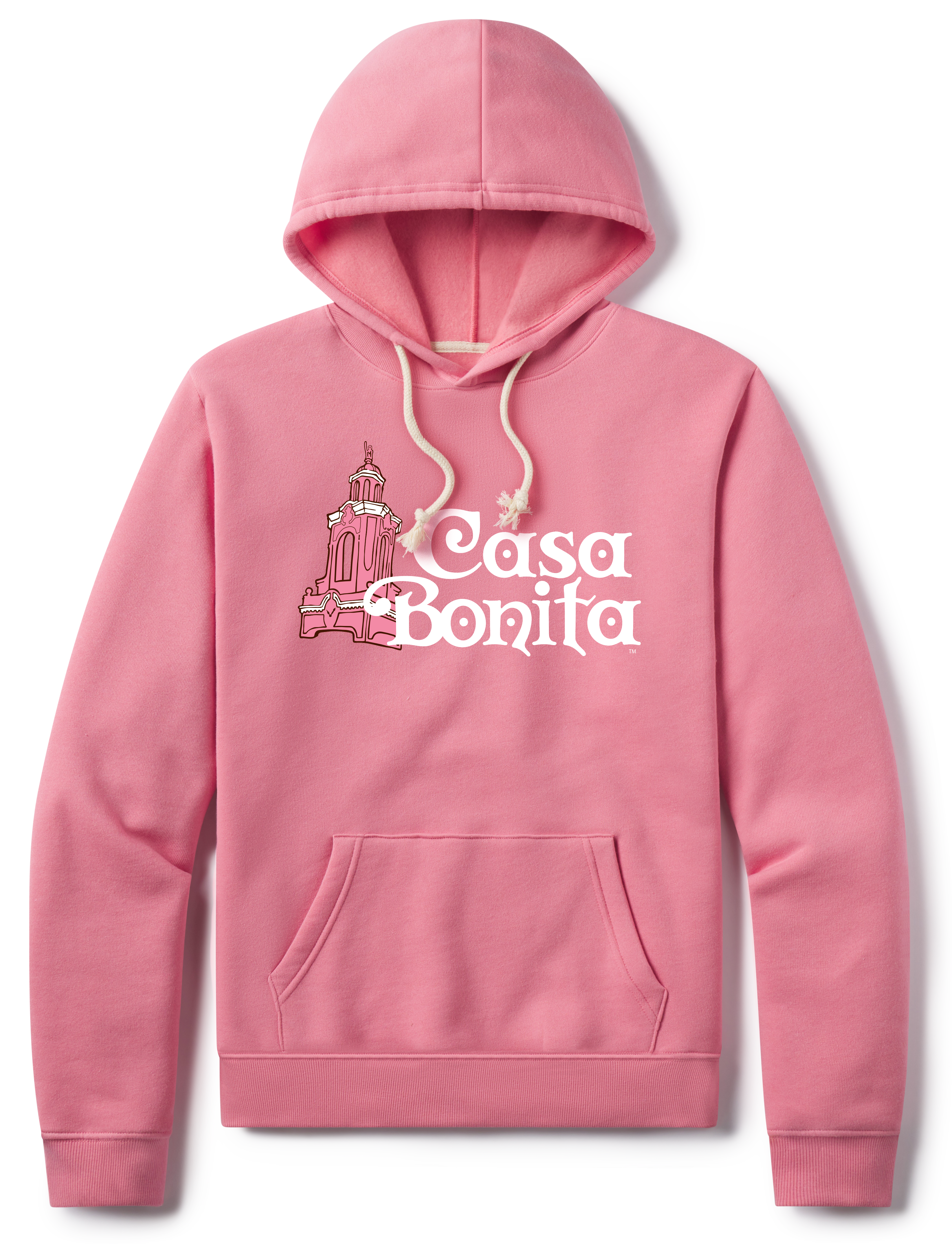 Casa Bonita Pink Tower Logo Hoodie 