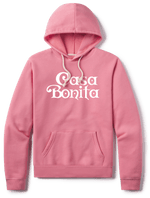 Casa Bonita Pink Distressed Wordmark Hoodie