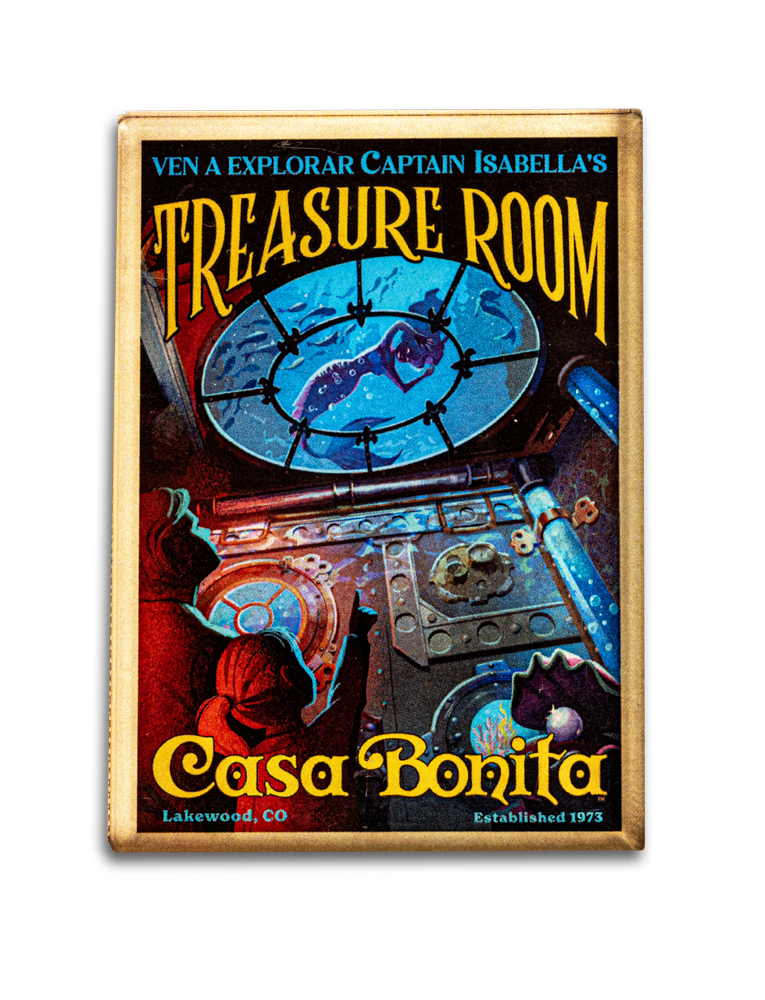 Casa Bonita Captain Isabella's Treasure Room Magnet