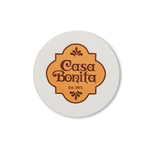 Casa Bonita Yellow Shield Coaster