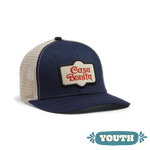 Casa Bonita Youth Navy Patch Structured Trucker Snapback